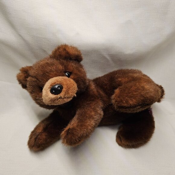 Vintage 1995 Beanie Baby Stuffed Brown Bear Plushie Plush - Picture 9 of 13
